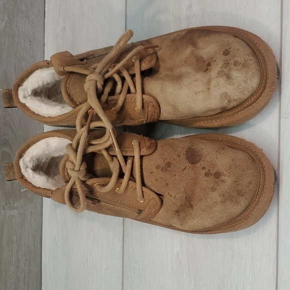 Ugg Australia Big Girl Youth Neumel Dual Zip II Classic Ankle Boots shoes 4 - Picture 4 of 12